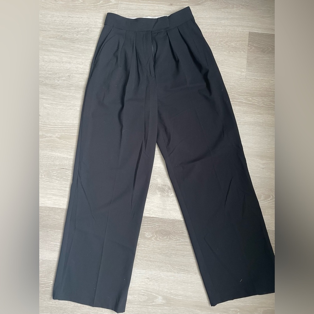 Black Wide-Leg Trousers